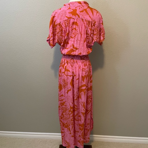 Poupette St. Barth Becky Pink Floral Dress - Picture 3 of 9